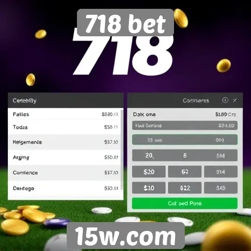 Opções de pagamento disponíveis na 718 bet