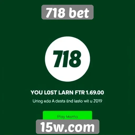 Perfil do usuário no site 718 bet